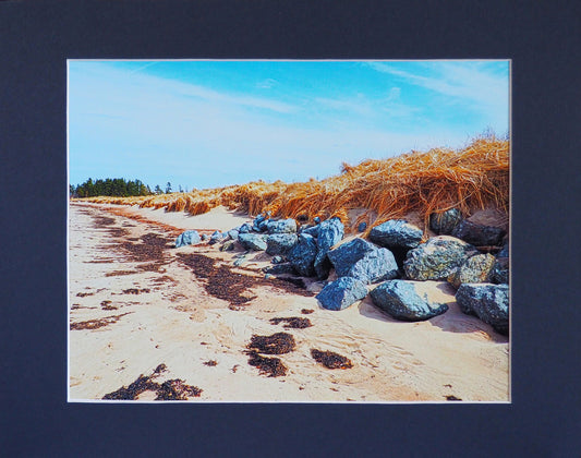 Melmerby Beach Provincial Park is located in Little Harbour on the Northumberland Shore. Print on hight quality paper 8 x 10 inches with a navy blue mat 11 x 14 inches. Place the photography in a frame of your choice and hang it in your favorite decor.